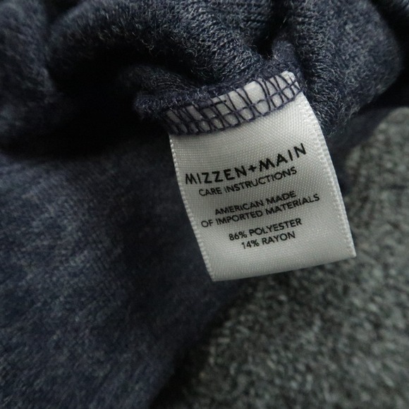 Mizzen Main Sweater‎ Mens Medium Blue Trim Fit Pullover Crew Neck Jumper - Picture 4 of 8